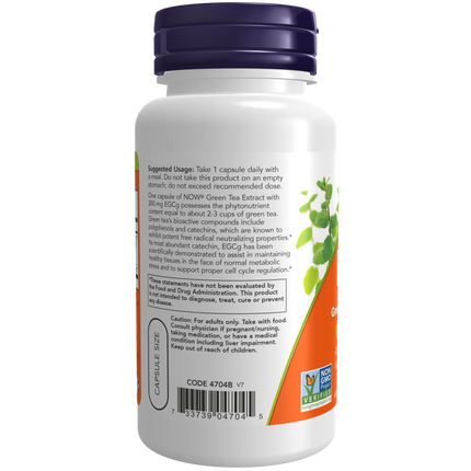 EGCg Green Tea Extract 400 mg Veg Capsules-Antioxidants-AlchePharma