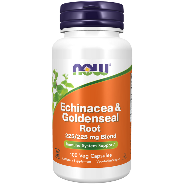 Echinacea & Goldenseal Root Veg Capsules-Herbs-AlchePharma