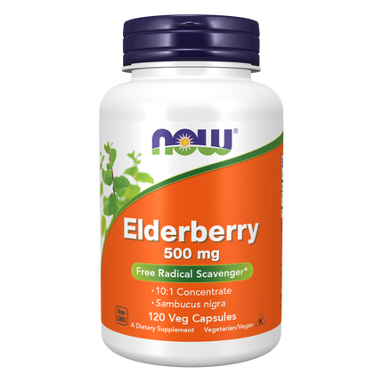 Elderberry 500 mg Veg Capsules-Herbs-AlchePharma