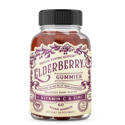 Elderberry Gummies with Zinc + Vitamin C- 60 CT-AlchePharma