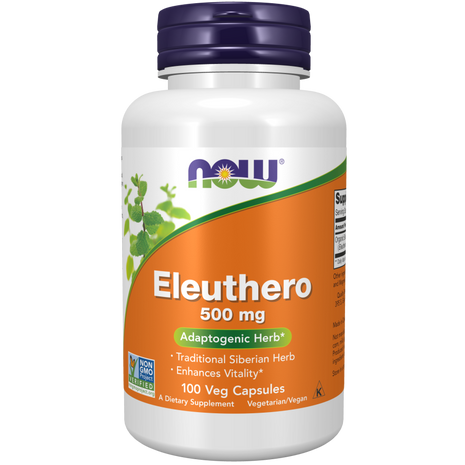 Eleuthero 500 mg Veg Capsules-Herbs-AlchePharma