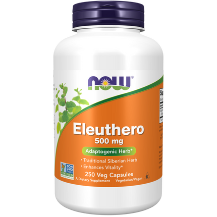 Eleuthero 500 mg Veg Capsules-Herbs-AlchePharma