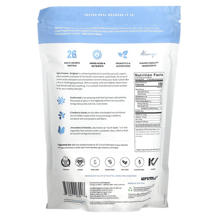 Epic Protein - Plant-Based Protein + Superfoods (3 Flavors)-Protein Powders-AlchePharma