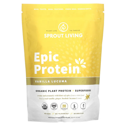 Epic Protein - Plant-Based Protein + Superfoods (3 Flavors)-Protein Powders-AlchePharma