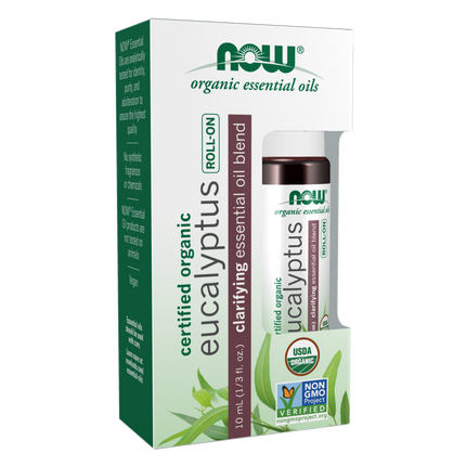 Eucalyptus Essential Oil Blend, Organic Roll-On-Aromatherapy-AlchePharma