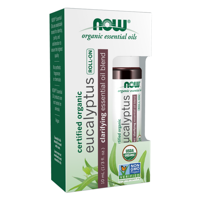 Eucalyptus Essential Oil Blend, Organic Roll-On-Aromatherapy-AlchePharma