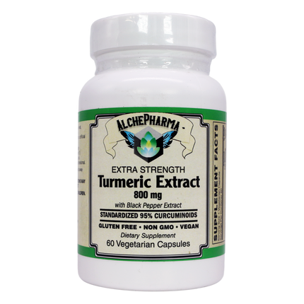 Extra Strength Turmeric 800 mg w/BioPerine®-Vitamins & Supplements-AlchePharma