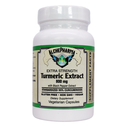 Extra Strength Turmeric 800 mg w/BioPerine®-Vitamins & Supplements-AlchePharma