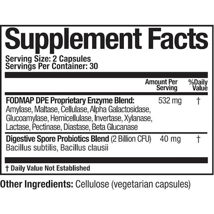 FODMAP DPE - Digestive Probiotics & Enzymes-Probiotics & Enzymes-AlchePharma