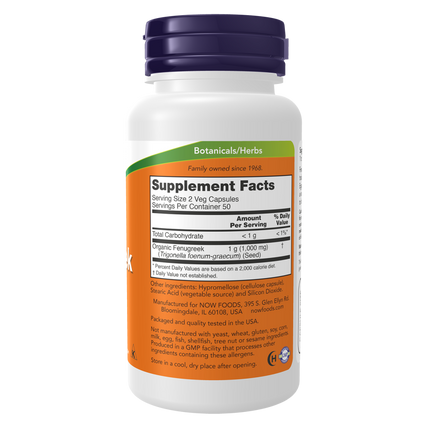 Fenugreek 500 mg Veg Capsules-Herbs-AlchePharma