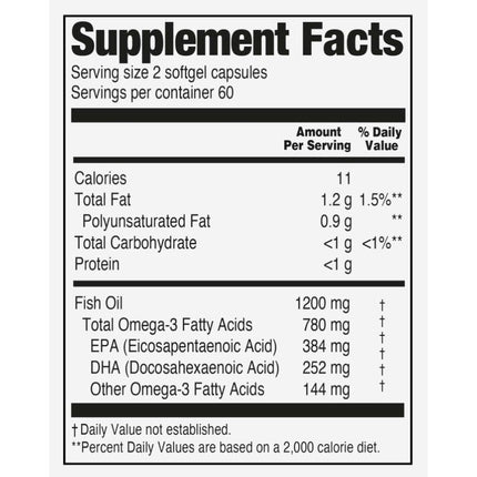 Fish Oil - Tryglyceride Form (Lemon Flavor)-AlchePharma