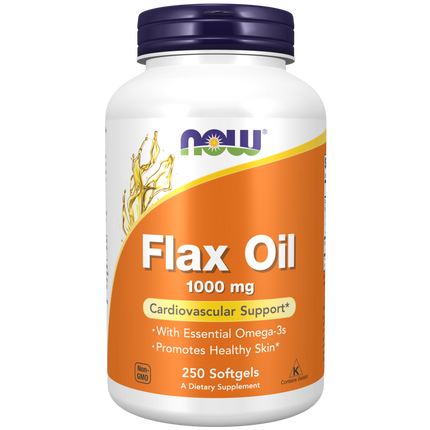 Flax Oil 1000 mg Softgels-Nutritional Oils-AlchePharma