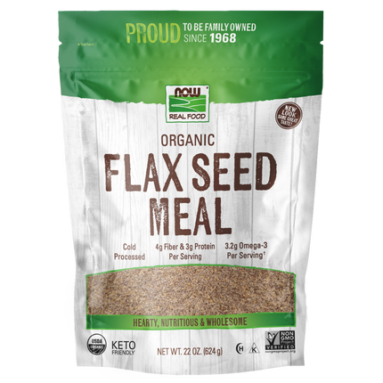 Flax Seed Meal, Organic-Natural Foods-AlchePharma