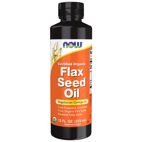 Flax Seed Oil Liquid, Organic-Vitamin-AlchePharma