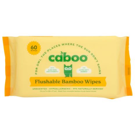 Flushable Bamboo Wipes-AlchePharma