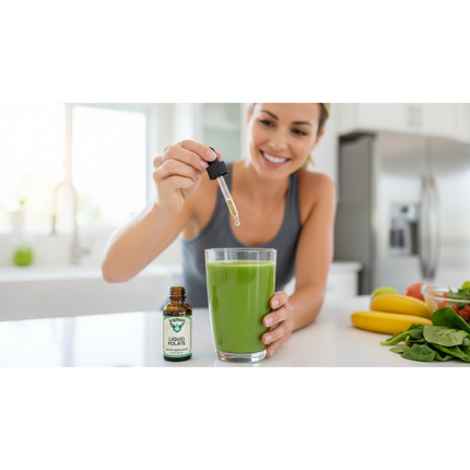 Folate Liquid [ 667 mcg DFE, 400 mcg of Folinic Acid ] 800 Servings-Vitamin-AlchePharma