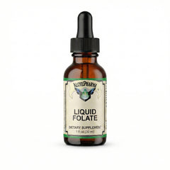 Folate Liquid [ 667 mcg DFE, 400 mcg of Folinic Acid ] 800 Servings-Vitamin-AlchePharma