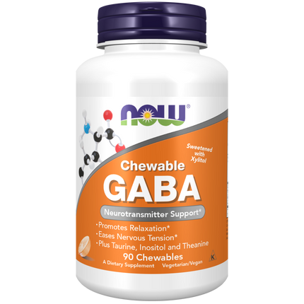 GABA Orange Flavor Chewable Tablets-Amino Acids-AlchePharma