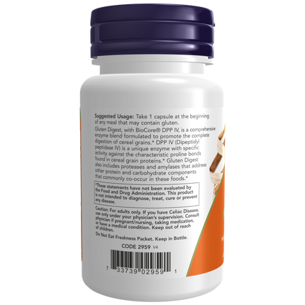 Gluten Digest Veg Capsules-Digestive Support-AlchePharma