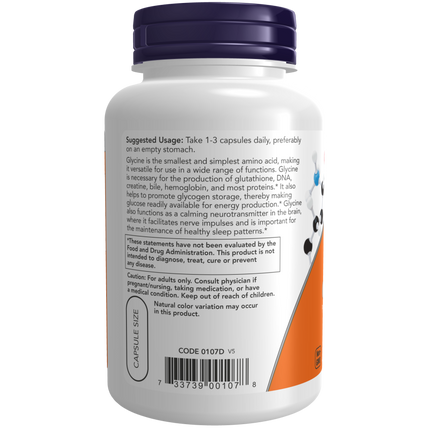 Glycine 1000 mg Veg Capsules-Amino Acids-AlchePharma