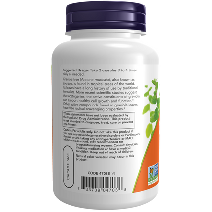 Graviola 500 mg Veg Capsules-Herbs-AlchePharma