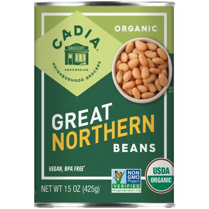 Great Northern Beans 15 Oz. (Organic)-Canned Food-AlchePharma