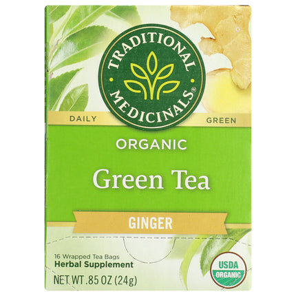 Green Tea - Ginger, Organic-Herbal Teas-AlchePharma