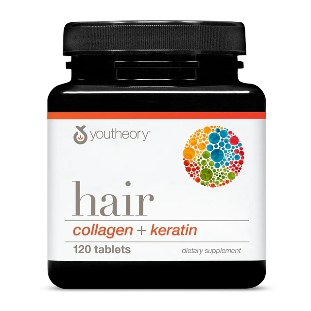 Hair Collagen + Keratin 120 Tablets-Hair Skin Nails-AlchePharma