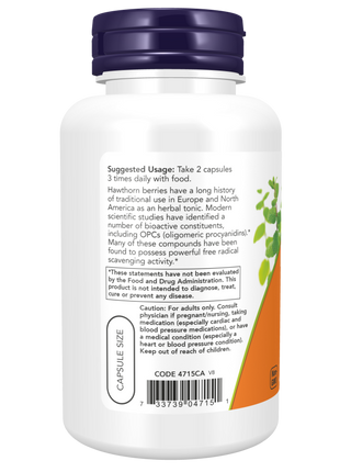 Hawthorn Berry 540 mg Veg Capsules-Herbs-AlchePharma