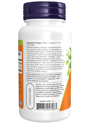 Hawthorn Extract 300 mg Veg Capsules-Herbs-AlchePharma