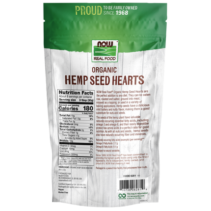 Hemp Seed Hearts, Organic-Natural Foods-AlchePharma