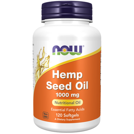 Hemp Seed Oil 1000 mg Softgels-Nutritional Oils-AlchePharma