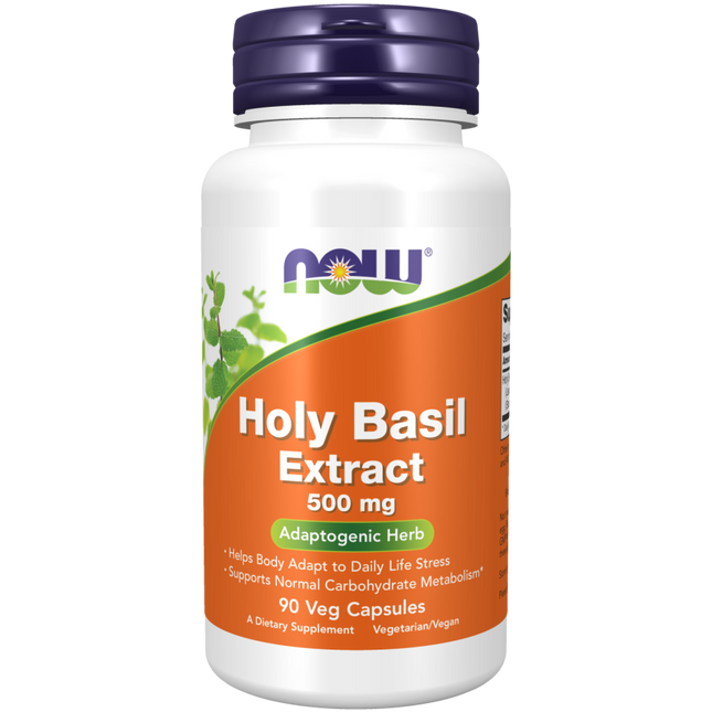 Holy Basil Extract 500 mg Veg Capsules-Herbs-AlchePharma