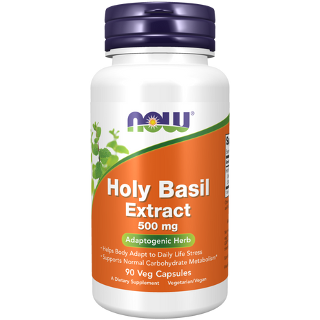 Holy Basil Extract 500 mg Veg Capsules-Herbs-AlchePharma