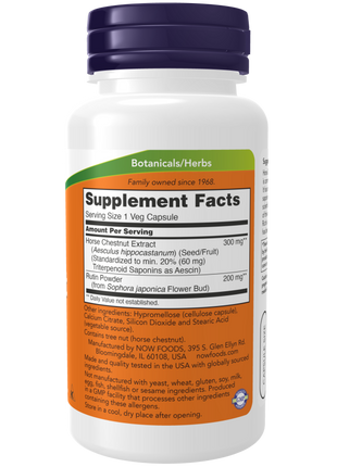Horse Chestnut 300 mg Veg Capsules-Herbs-AlchePharma