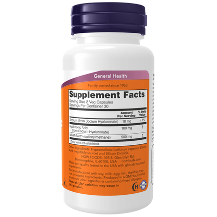 Hyaluronic Acid 50 mg Veg Capsules-Joint Products-AlchePharma
