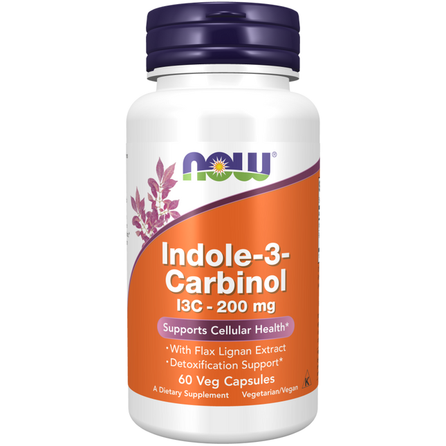 Indole-3-Carbinol (I3C) 200 mg Veg Capsules-Immune System Enhancers-AlchePharma