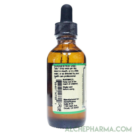 Iodine Liquid as Potassium Iodide (1300 Servings ) per glass bottle-Minerals-AlchePharma