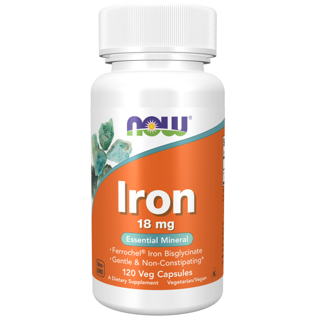 Iron 18 mg Veg Capsules-Minerals-AlchePharma