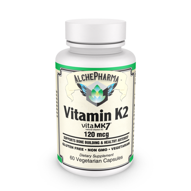 K2 (menanquinone-7) 120mcg of vitaMK7®-Vitamin K-AlchePharma