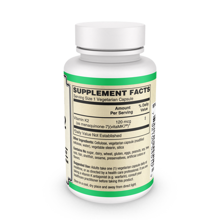 K2 (menanquinone-7) 120mcg of vitaMK7®-Vitamin K-AlchePharma