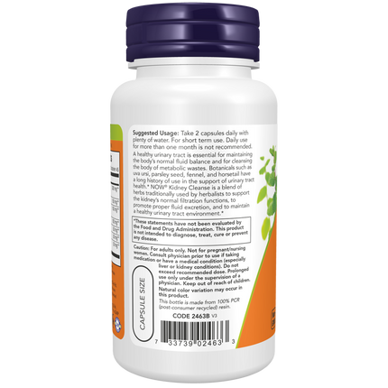 Kidney Cleanse Veg Capsules-Detox Support-AlchePharma