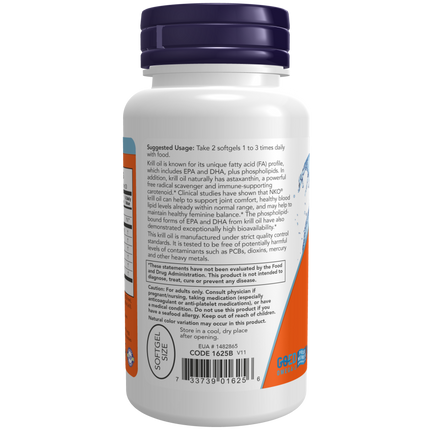 Krill Oil 500 mg Softgels-Nutritional Oils-AlchePharma