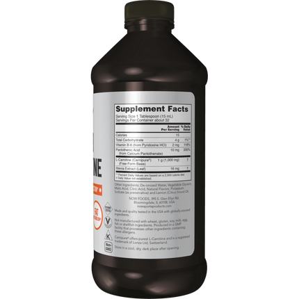 L-Carnitine Liquid 1000 mg, Citrus-Amino Acids-AlchePharma