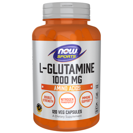 L-Glutamine, Double Strength 1000 mg Veg Capsules-Amino Acids-AlchePharma