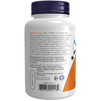 L-Lysine, Double Strength 1000 mg Tablets-Amino Acids-AlchePharma