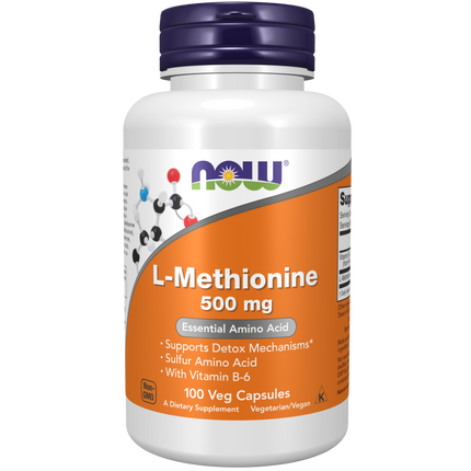 L-Methionine 500 mg Veg Capsules-Amino Acids-AlchePharma