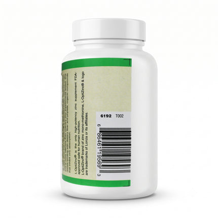 L-OptiZinc® 20mg Zinc as Mono-Methionine, not affected by dietary fiber and does not have a negative effect on copper absorption/status.-Mineral-AlchePharma