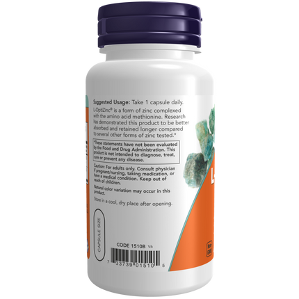 L-OptiZinc® 30 mg Veg Capsules-Minerals-AlchePharma