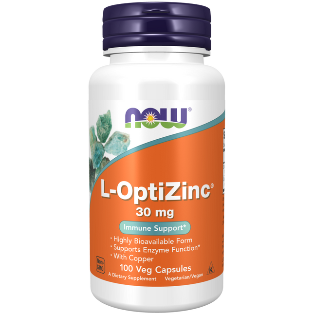 L-OptiZinc® 30 mg Veg Capsules-Minerals-AlchePharma